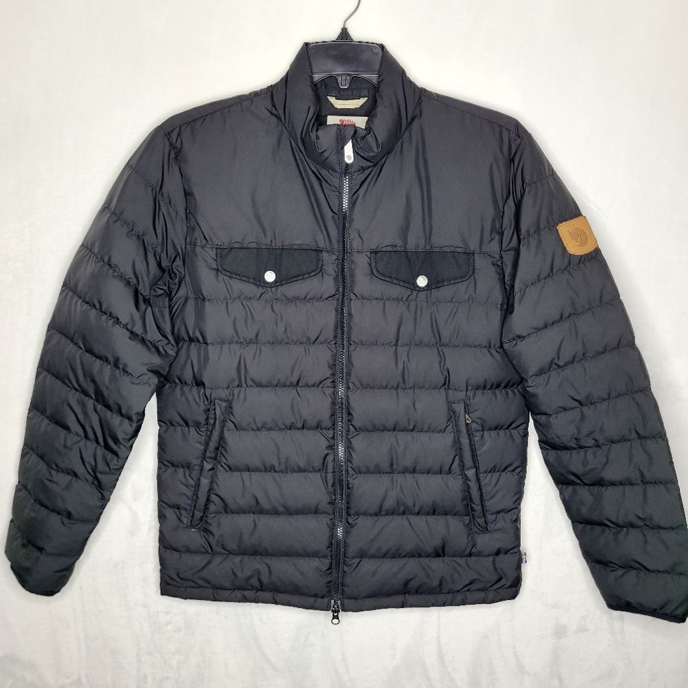 Fjallraven Greenland Down‎ Liner Puffer Jacket Mens Size Medium Black Coat